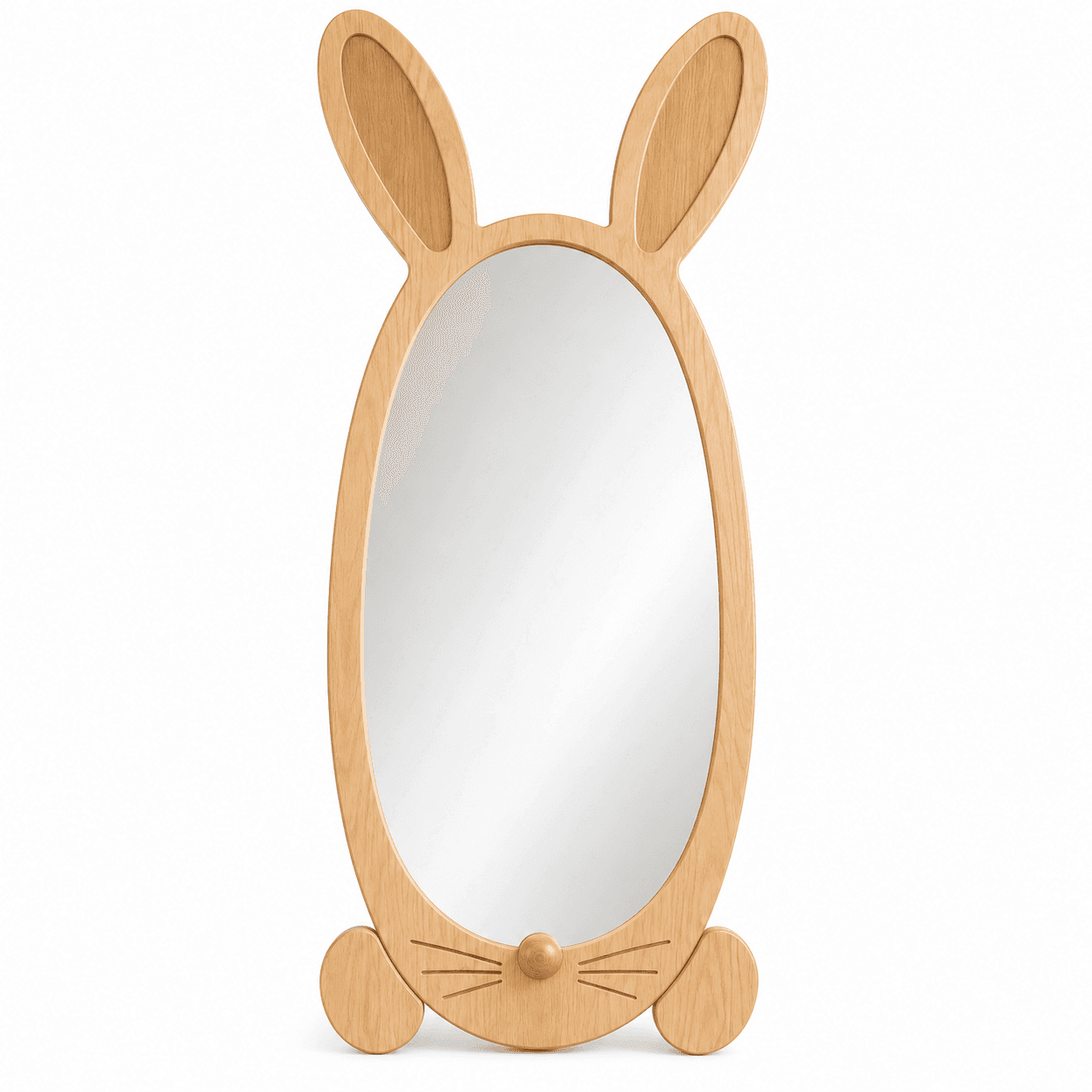 Bunny up stand Mirror