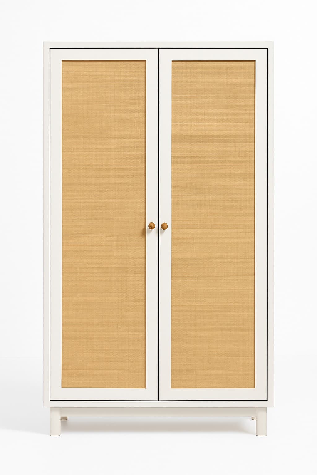 Scandinavian Kids’ Wardrobe – White & Natural Cane