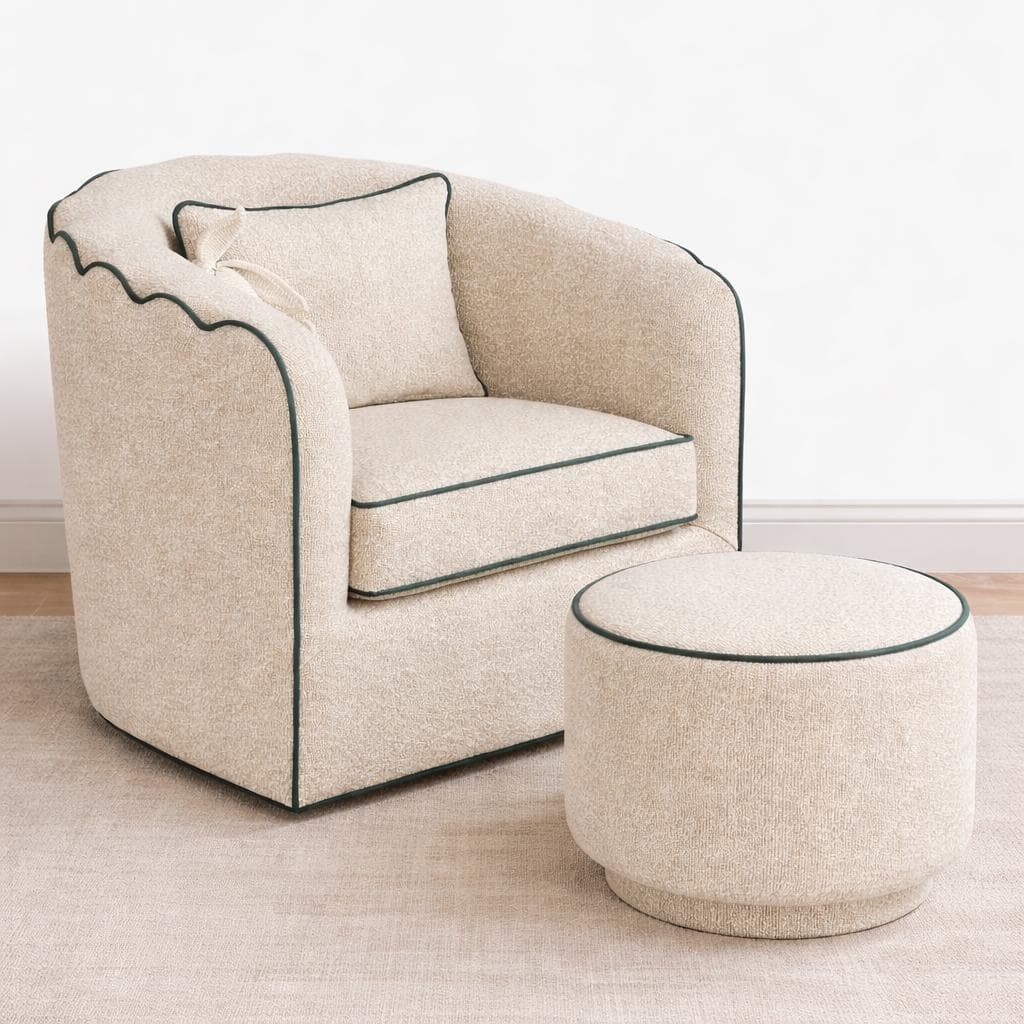 Velora Nursing Chair & Puff - MOHD Collection